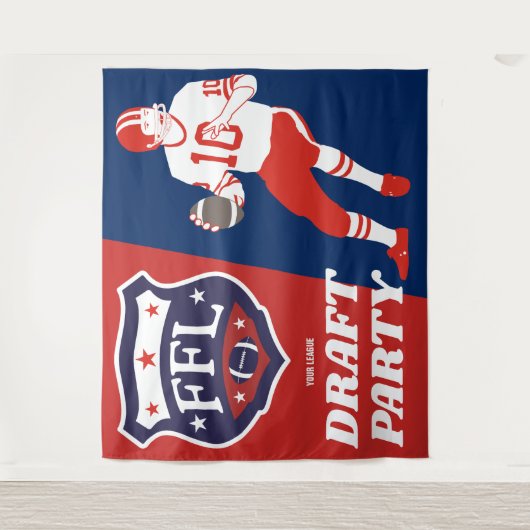 ファンタジーのフットボールの草案のパーティー タペストリー (正面)