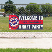 ファンタジーのフットボールの草案のパーティー 横断幕 (インサイチュ)