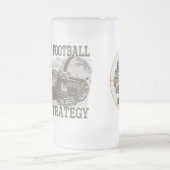 ファンタジーのフットボールの草案の作戦 フロストグラスビールジョッキ (中央)