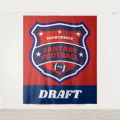 ファンタジーのフットボールの草案の盾 タペストリー (正面)