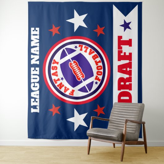 ファンタジーのフットボールの草案の背景 タペストリー (インサイチュ)