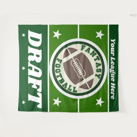 ファンタジーのフットボールの草案 タペストリー (正面(横))