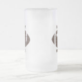 ファンタジーのフットボールの魔法使い フロストグラスビールジョッキ (中央)