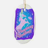 ファンタジーのフットボール セラミックオーナメント (右)