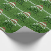 ファンタジーのフットボール ラッピングペーパー (角)