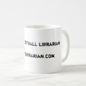 ファンタジーのフットボールLibrarianwww.fflibrarian.com コーヒーマグカップ (正面右)
