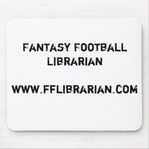 ファンタジーのフットボールLibrarianwww.fflibrarian.com マウスパッド