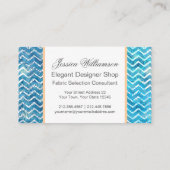 ファンタジーのフロリダの水生上品 名刺 (裏面)