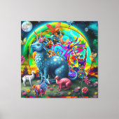 ファンタジーの世界 キャンバスプリント (正面)