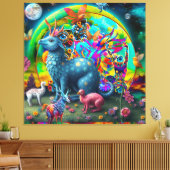 ファンタジーの世界 キャンバスプリント (インサイチュ (リビング))