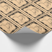 ファンタジーの世界: 中世城 ラッピングペーパー (角)