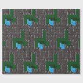 ファンタジーの冒険の地下牢の地図 ラッピングペーパー (フラット)