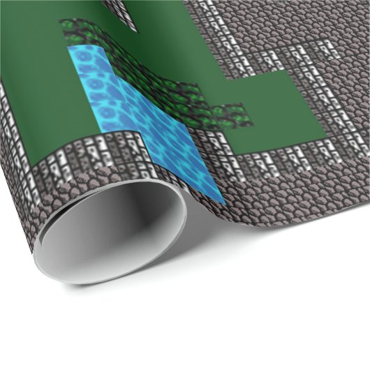 ファンタジーの冒険の地下牢の地図 ラッピングペーパー (ロールコーナー)