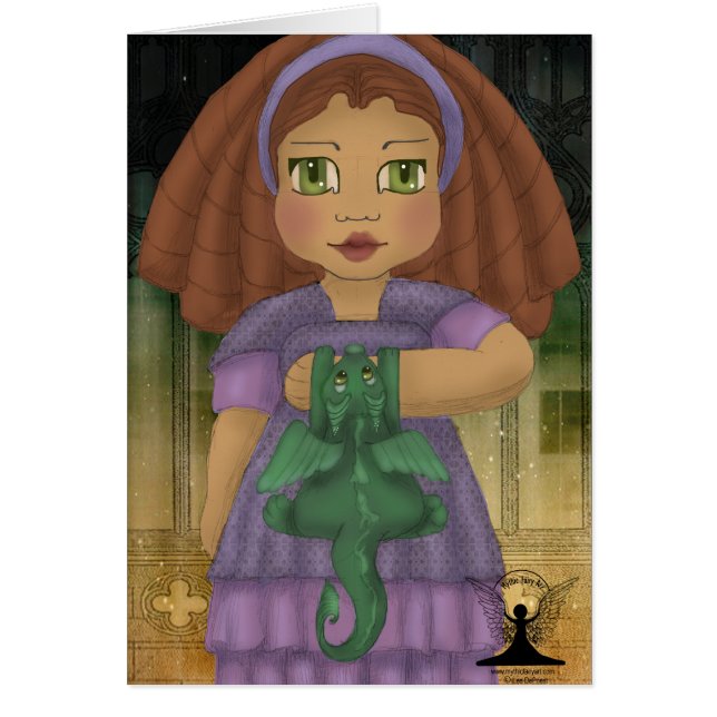 ファンタジーの創造物の神話上の妖精の芸術 (正面)