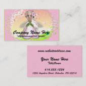 ファンタジーの名刺:: 桜の妖精2 名刺 (正面/裏面)