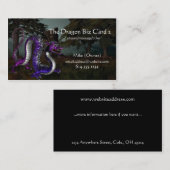 ファンタジーの名刺:: 森のドラゴン 名刺 (正面/裏面)