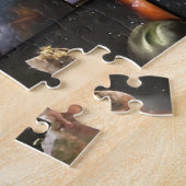 ファンタジーの四角形の外側空間 ジグソーパズル (側面)