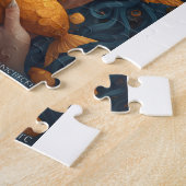 ファンタジーの国で愛らしいキャラクター ジグソーパズル (側面)