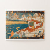 ファンタジーの国で愛らしい童話キャラクター ジグソーパズル (横)