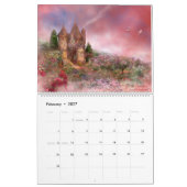 ファンタジーの場所の芸術のカレンダー2012年 カレンダー (2月 2027)