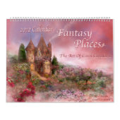 ファンタジーの場所の芸術のカレンダー2012年 カレンダー (カバー)