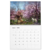 ファンタジーの場所の芸術のカレンダー2014年 カレンダー (3月 2026)