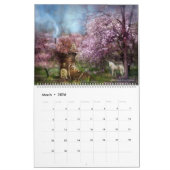 ファンタジーの場所の芸術のカレンダー カレンダー (3月 2026)