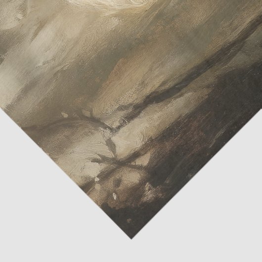 ファンタジーの妖精が木の丸太の切り離しに座る 薄葉紙 (詳細)