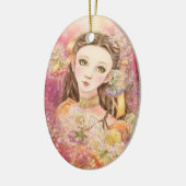 ファンタジーの妖精の芸術のオーナメント セラミックオーナメント (左)