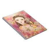 ファンタジーの妖精の芸術のノート ノートブック (右側)