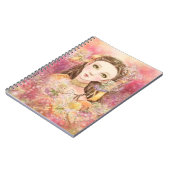 ファンタジーの妖精の芸術のノート ノートブック (左側)