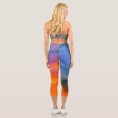 ファンタジーの山のポスター カプリレギンス (裏面)