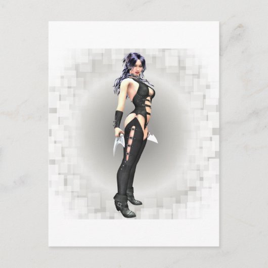 ファンタジーの戦士02 ポストカード (正面)