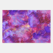 ファンタジーの数々の水色： ラッピングペーパーシート (正面3)