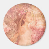 ファンタジーの春の花 マグネット (正面)