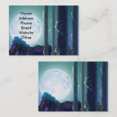 ファンタジーの月の名刺 名刺 (正面/裏面)