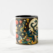 ファンタジーの月記 ツートーンマグカップ (正面左)