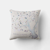 ファンタジーの木の結婚式の引き出物 クッション (裏面)