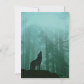 ファンタジーの本の結婚式招待状 招待状 (裏面)