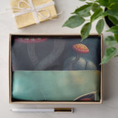 ファンタジーの森の青ネコ 薄葉紙 (ギフト)