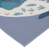 ファンタジーの森の鳥と木 テーブルクロス (アングル)