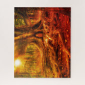 ファンタジーの森アートjigsawパズル、魅惑の森 ジグソーパズル (縦)