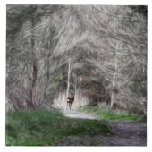 ファンタジーの森林森林動物 タイル (正面)