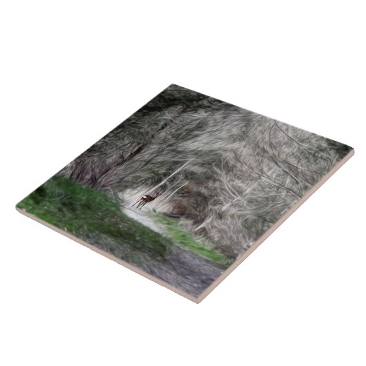 ファンタジーの森林森林動物 タイル (側面)