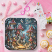 ファンタジーの森 ペーパープレート (パーティー)