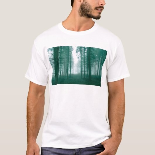ファンタジーの森(緑) Tシャツ (正面)