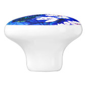 ファンタジーの森（花と鳥） セラミックノブ (側面)