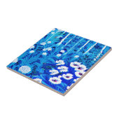 ファンタジーの森(花と鳥) タイル (側面)