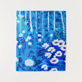 ファンタジーの森（花と鳥） タペストリー (正面)