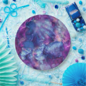 ファンタジーの水彩 – 深い宇宙vibe : ペーパープレート (パーティー)